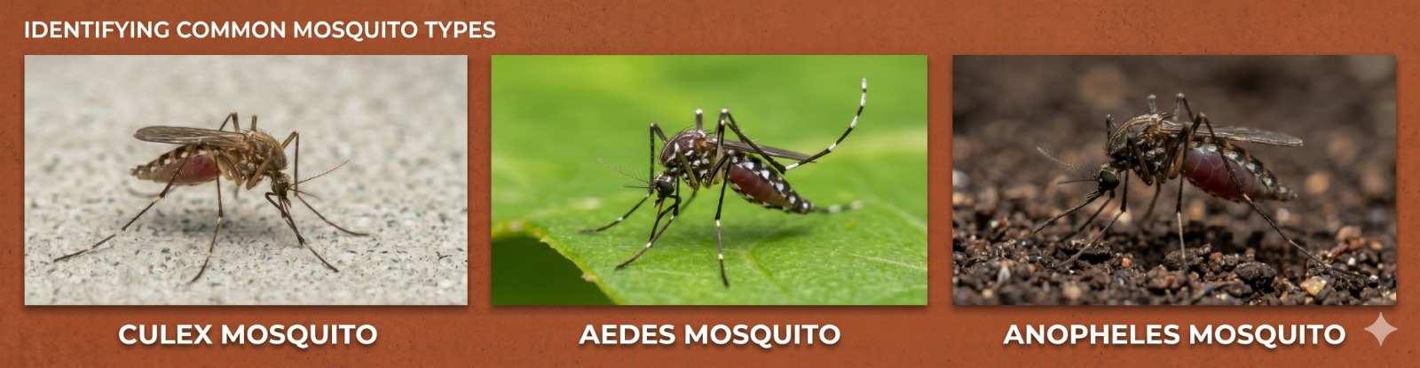 Identifying common mosquito types