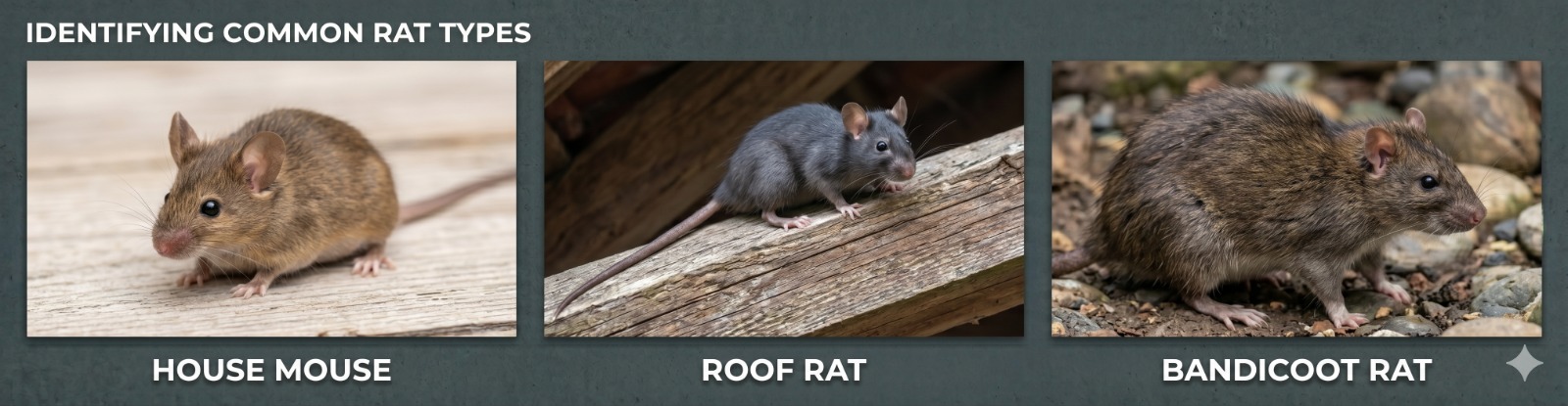 Identifying common rat types