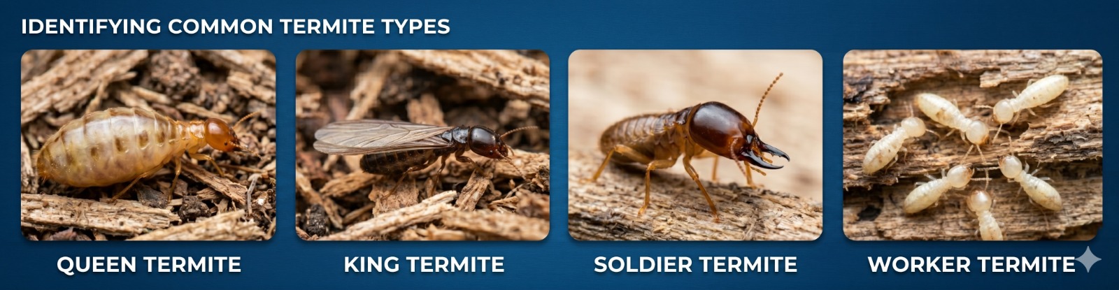 Identifying common termite types